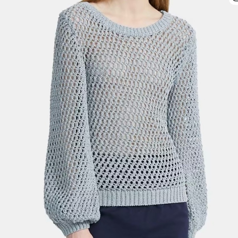 New Theory mesh sweater